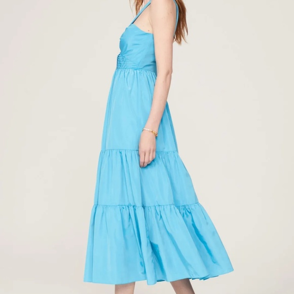 ONE33 SOCIAL Blue Patio Day Dress - Size 0 - Picture 2 of 5